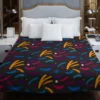 Colorful Abstract Shapes Design Duvet Cover