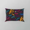 Colorful Abstract Shapes Design Pillow Case