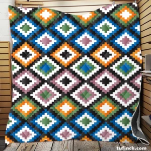 Colorful Arabian Pattern Quilt Blanket