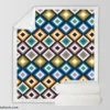 Colorful Arabian Pattern Sherpa Fleece Blanket