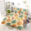 Colorful Autumn Mix Nature Leaves Bedding Set