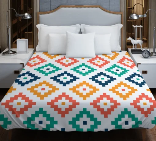 Colorful Aztec Simple Pattern Duvet Cover