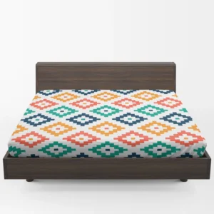 Colorful Aztec Simple Pattern Fitted Sheet 1