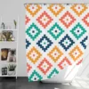 Colorful Aztec Simple Pattern Shower Curtain