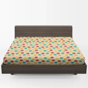 Colorful Dots Design Fitted Sheet 1