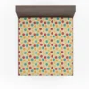 Colorful Dots Design Fitted Sheet