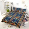 Colorful Ethnic Blue Pattern Bedding Set