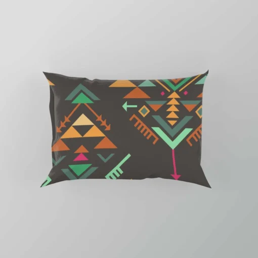 Colorful Ethnic Geometric Pattern Pillow Case