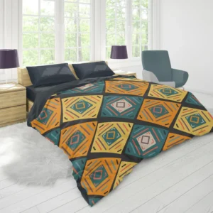 Colorful Ethnic Pattern Duvet Cover 1