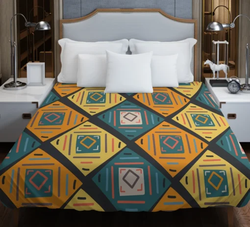 Colorful Ethnic Pattern Duvet Cover