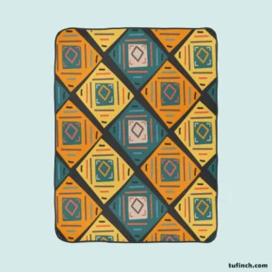 Colorful Ethnic Pattern Fleece Blanket 1