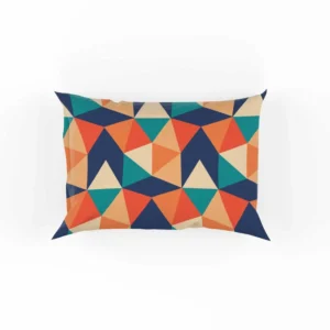 Colorful Flat Design Star Pattern Pillow Case