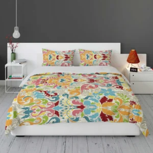 Colorful Folk Design Bedding Set 1