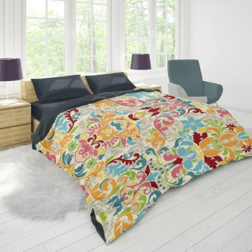 Colorful Folk Design Duvet Cover 1