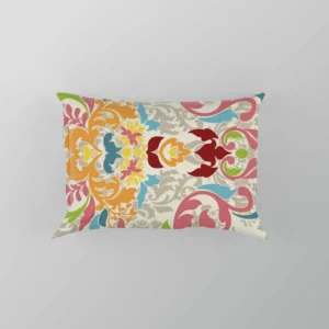 Colorful Folk Design Pillow Case