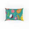 Colorful Fruity Pattern Background Pillow Case