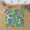 Colorful Fruity Pattern Background Rug