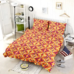 Colorful Geometric Pattern Bedding Set