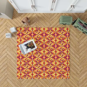 Colorful Geometric Pattern Rug