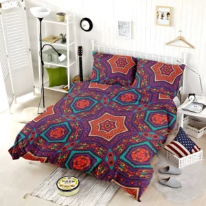 Colorful Geometrical Ethnic Design Bedding Set