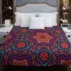 Colorful Geometrical Ethnic Design Duvet Cover