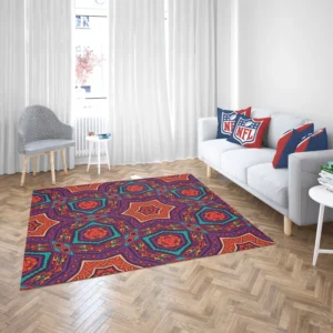 Colorful Geometrical Ethnic Design Rug 2