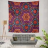 Colorful Geometrical Ethnic Design Wall Tapestry