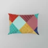 Colorful Geometrics Patchwork Pattern Pillow Case