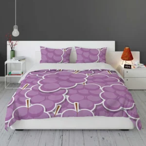 Colorful Grape Bunches Art Bedding Set 1