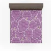 Colorful Grape Bunches Art Fitted Sheet