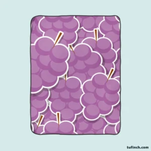 Colorful Grape Bunches Art Fleece Blanket 1