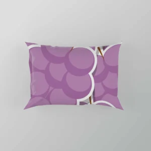 Colorful Grape Bunches Art Pillow Case