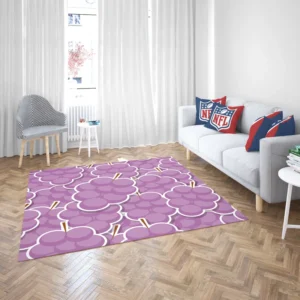 Colorful Grape Bunches Art Rug 2