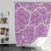 Colorful Grape Bunches Art Shower Curtain