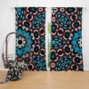 Colorful Indian Oriental Design Curtain