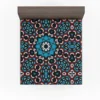 Colorful Indian Oriental Design Fitted Sheet