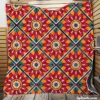 Colorful Mandala Pattern Quilt Blanket