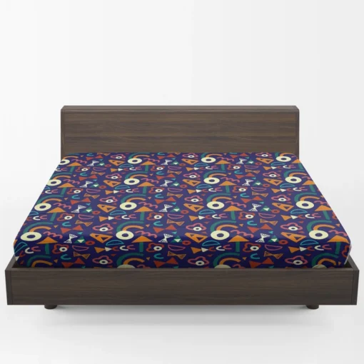 Colorful Mini Rectangle Pattern Fitted Sheet 1