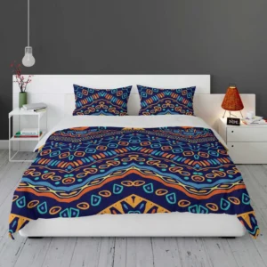 Colorful Pattern with Ethnic Elements Bedding Set 2