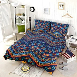 Colorful Pattern with Ethnic Elements Bedding Set