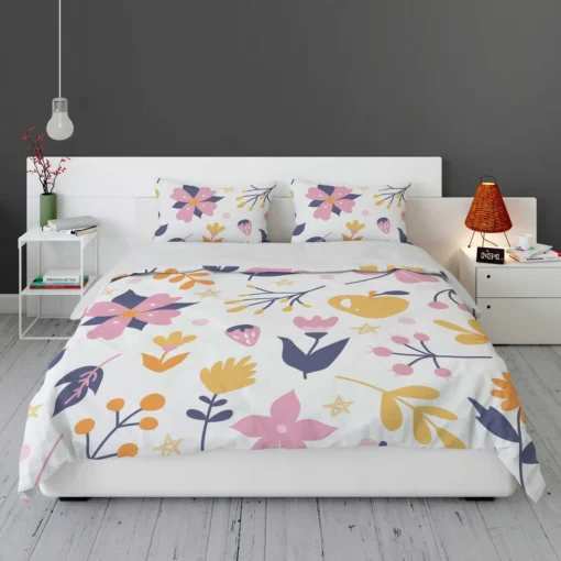 Colorful Plants Flowers Bedding Set 1