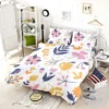 Colorful Plants Flowers Bedding Set