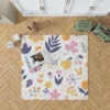 Colorful Plants Flowers Rug