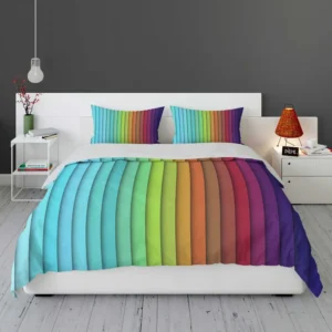 Colorful Rainbow Colors Bedding Set 1