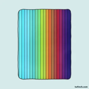 Colorful Rainbow Colors Fleece Blanket 1