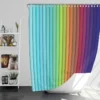 Colorful Rainbow Colors Shower Curtain