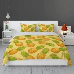 Colorful Ripe Pineapple Bedding Set 1