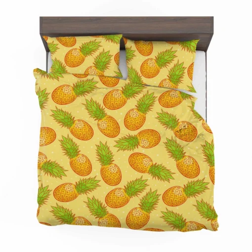 Colorful Ripe Pineapple Bedding Set 2