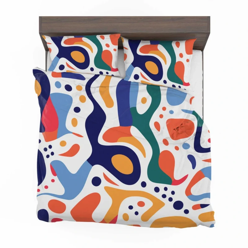 Colorful Shapes Design With Patterns Bedding Set 2