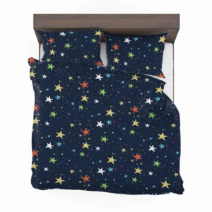 Colorful Starry Night Pattern Bedding Set 2